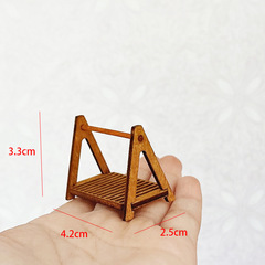 ドールハウスdollhouse家具アクセサリー木製収納棚パン棚ミニチュア食べ物遊びシーン置物