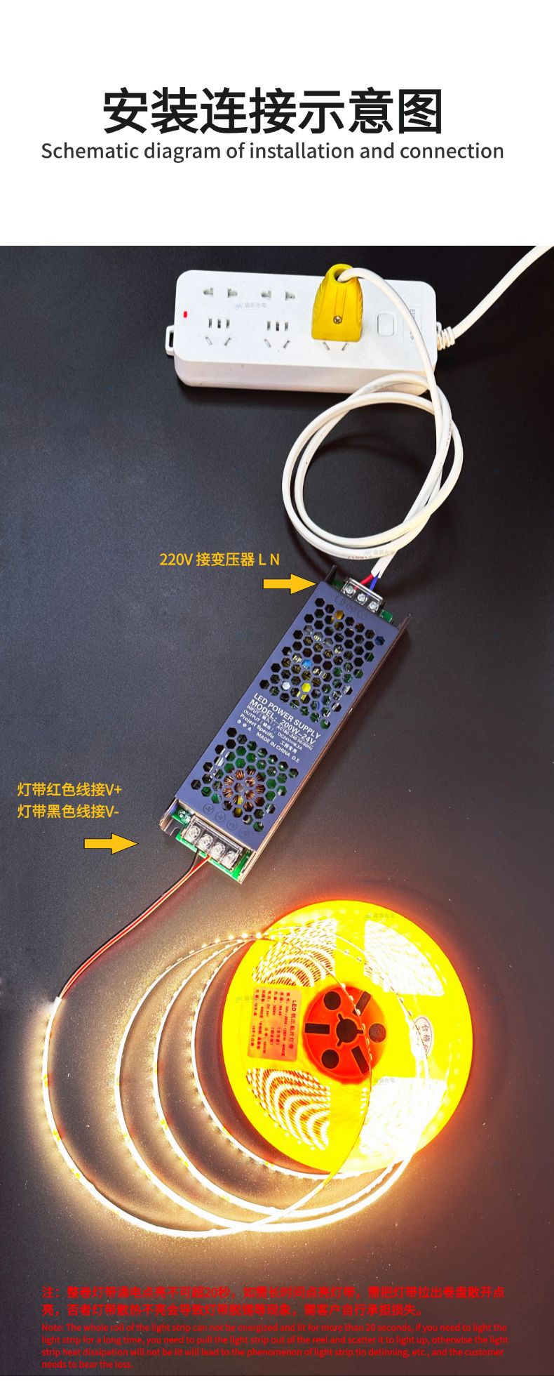 LED-Streifen 4mm selbstklebend für Innenbeleuchtung Niedervoltage 12V schmales LED-Band Garderobe Schrankbeleuchtung Ambientelicht