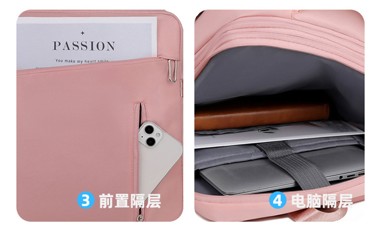 Cross-border wholesale casual business backpacks for men and women, high-end multi-functional computer bags, fashionable and simple travel backpacks undefined