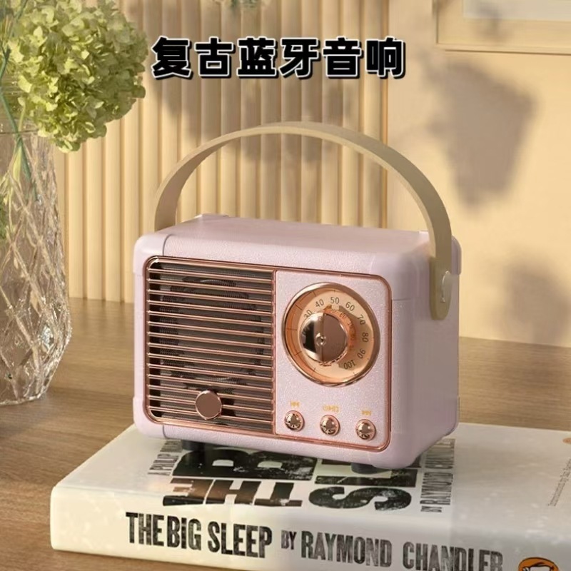 创意复古蓝牙音箱无线迷你低音便携小音响爆款蓝牙音箱生日礼物|undefined
