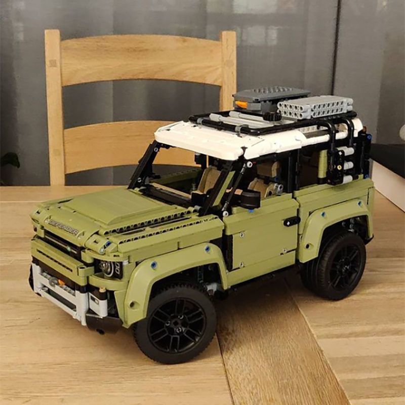 レゴブロックランドローバーディフェンダー1:8オフロード車大人の難しい大型男の子組み立ておもちゃ卸売と互換性があります。|undefined