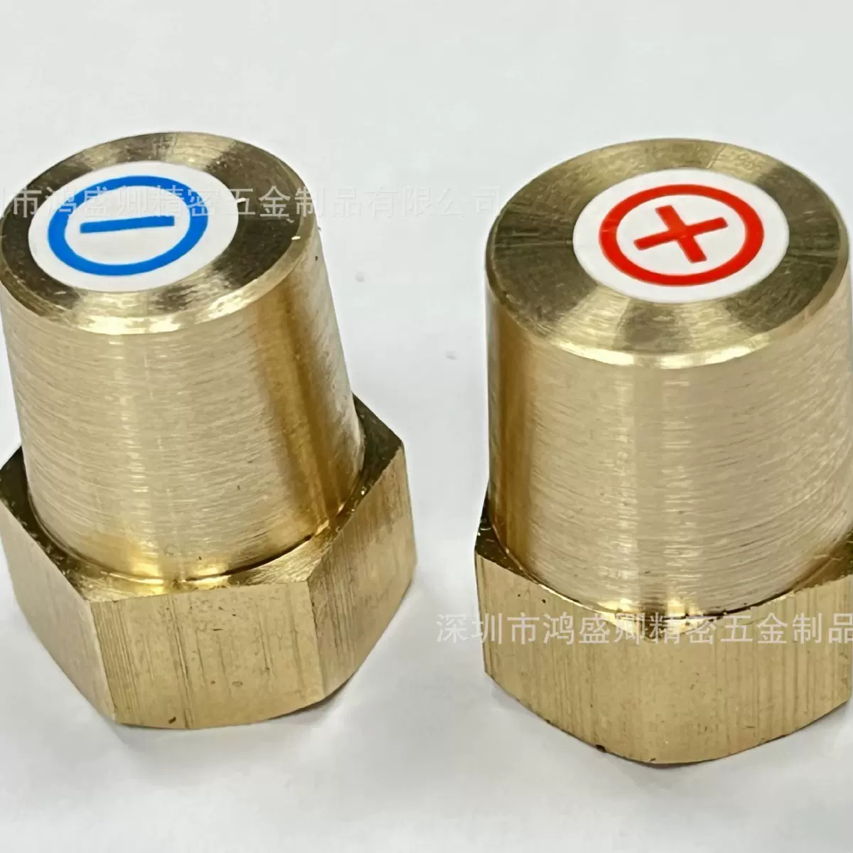 内螺纹M6/M8/M10黄铜电瓶连接头配螺丝改装配件汽车电瓶变径头