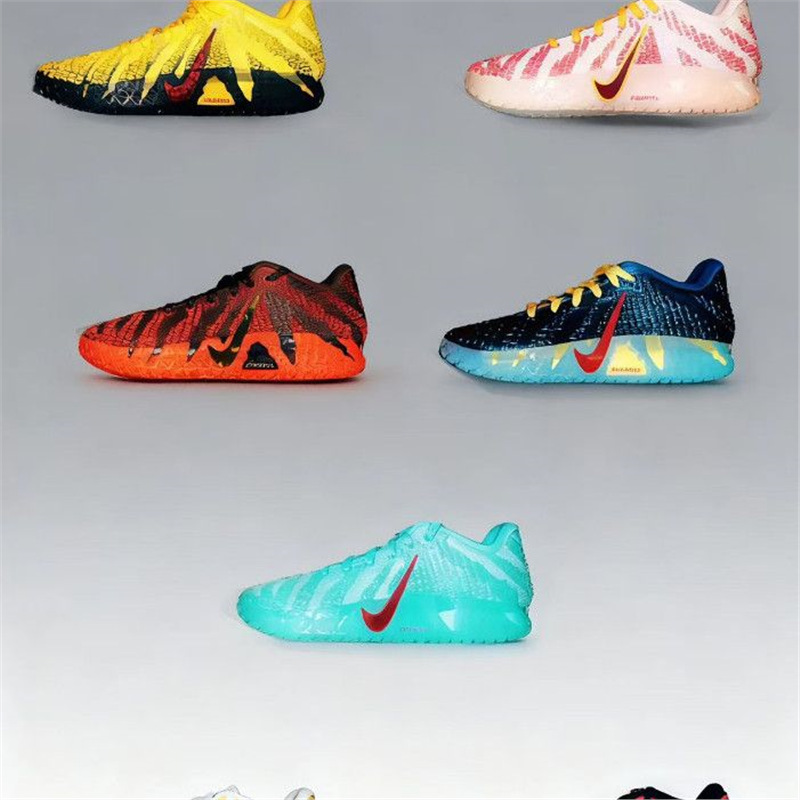 New Product Ja 3 Spongebob Morant 3Rd Generation Jurassic Valentine's Day Basketball Shoes Wear-Resistant Non-Slip Sports Shoes