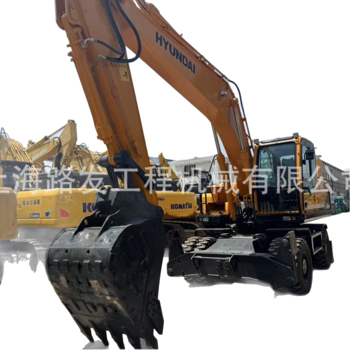 Excavadoras modernas de segunda mano Excavadoras de ruedas modernas Excavadoras modernas R210 - 9 Excavadoras de segunda mano en stock