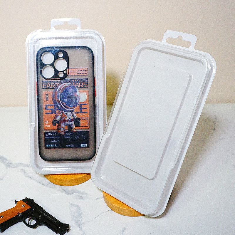 新款透明PVC注塑包装手机壳吸塑包装盒苹果12手机壳包装现货
