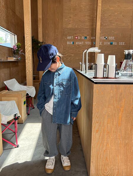 Autumn children's fashionable trend retro shirt for men and women