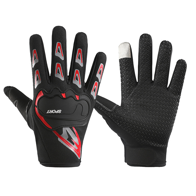 풀 핑거 터치 스크린 검정 및 빨강(봄, 가을, 초겨울 공통)