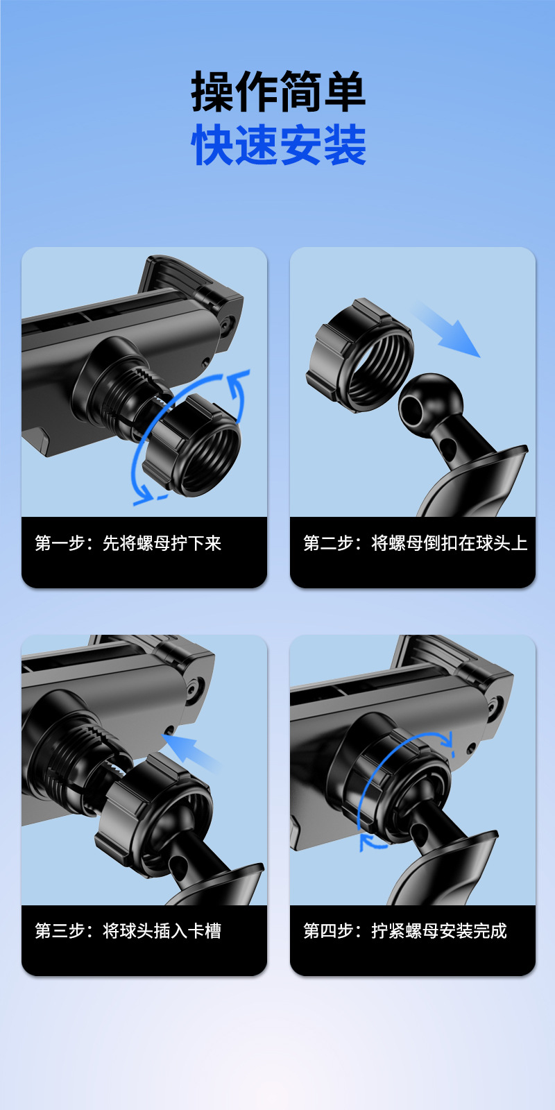Foldable Screen Mobile Phone Car Mount 2026 New Model Dual-Purpose Dual-Folding Wide-Screen Navigation Mount for Car Air Vent