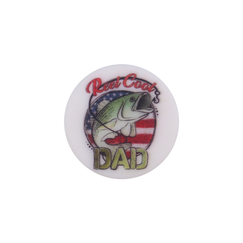 Nuevo bebé suministros de dibujos animados ronda retro impresión pequeña mordedor creativo DIY bebé chupete cadena teether Accesorios