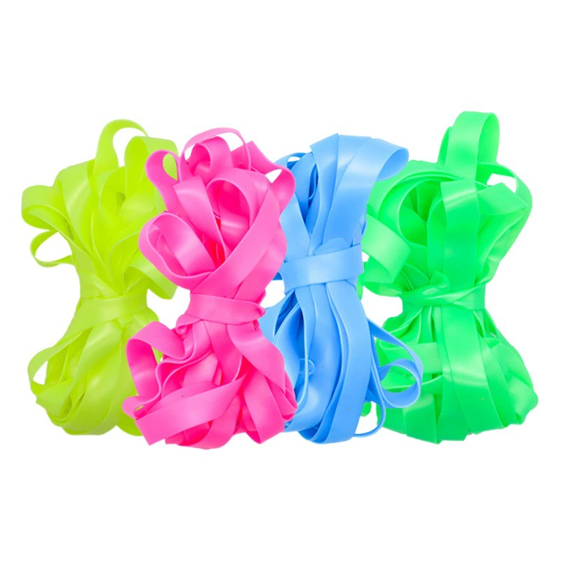 Оптовые цветные ученики начальной и средней школы утолщены и расширены между классами, чтобы прыгать с резинками, Детская эластичная веревка, прыгая спортивные товары