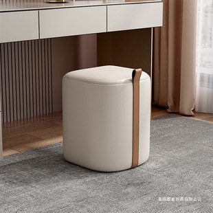 Simple Modern Bedroom Makeup Stool Nordic Dressing Table Stool Light Luxury Minimalist Dressing Stool Low Stool Small Apartment Sitting Stool