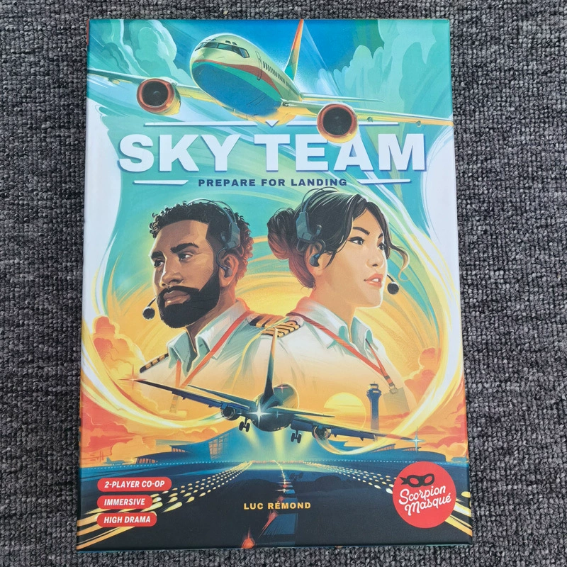 Английская версия Sky Team Two Tiahe Team Cooperation Communication Limit Card Leisure Party Board Board Board