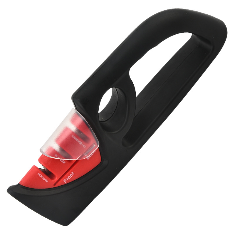 Ablinador de cuchillos puntual, afilador rápido de tres o cuatro etapas, afilador de diamante, afilador de cocina multifuncional, afilador de mano de piedra