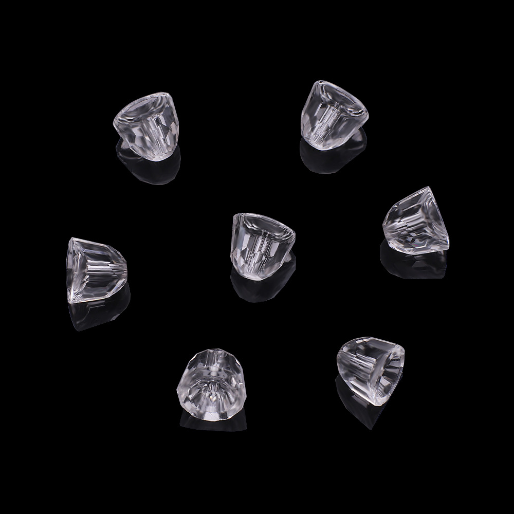 8MM Medium Hole Bell DIY Necklace And Earring Accessories Crystal Glass Christmas Pendant Accessory Materials Wholesale_voghion.com