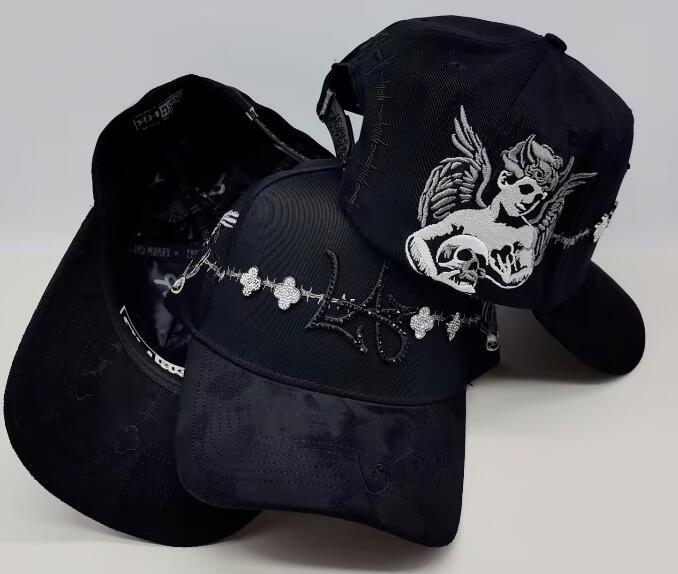 Sombreros de béisbol de algodón, gorras de lengua casuales, gorras de alta calidad, gorras de letras deportivas de hip-hop americanas para hombres y mujeres