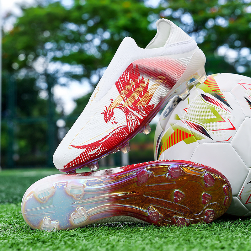 Nuevos zapatos de fútbol transfronterizos de alto nivel, nuevos zapatos de fútbol de fondo galvanizado, entrenamiento de entrenamiento para estudiantes adultos, clavos tf, clavos rotos image 3