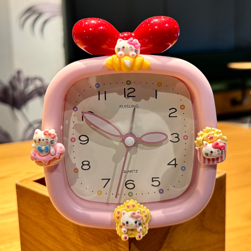 2025 nuevo lindo reloj de despertador especial para estudiantes despertar artefactos del dormitorio de niños silencioso tiempo de caminata reloj de escritorio