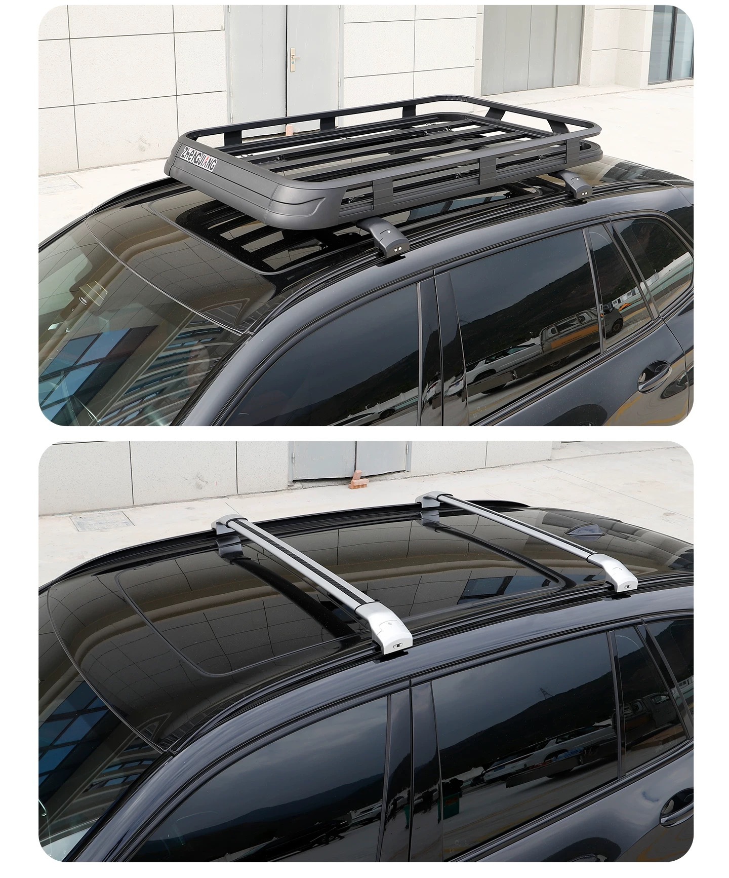 Silent vise type thickened aluminum alloy roof element PLUS Odyssey Elyson X1 Tang DM Song MAX crossbar frame