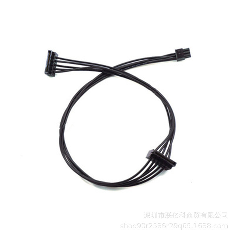Applicable to dell computer dell motherboard 6p to sata optical drive Mini small 6pin to sata hard drive power cord