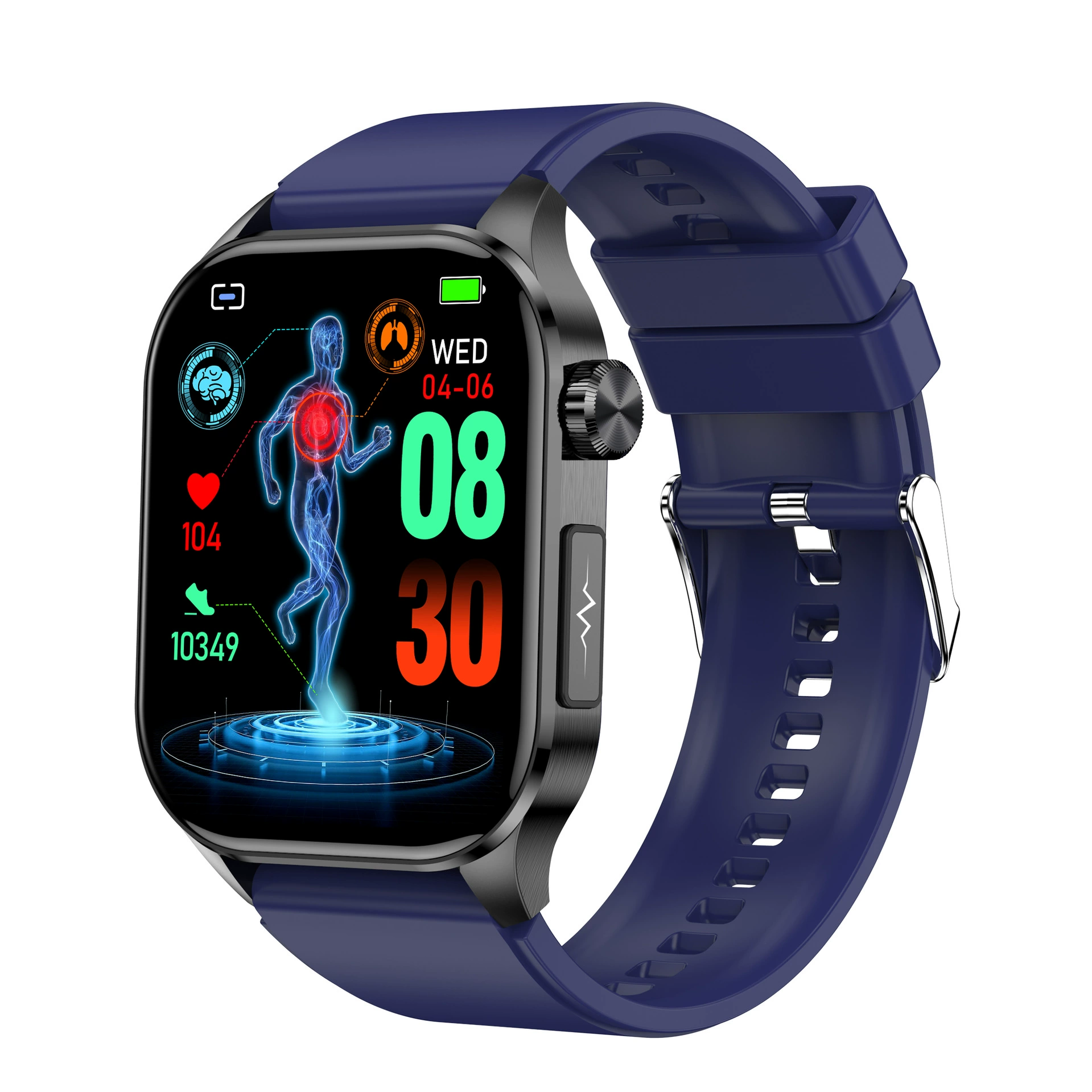 Новый ET580 умные часы Bluetooth вызов AMOLED кардиоэлектрический электронный электроламний монитор температуры тела мульти-упражнение
