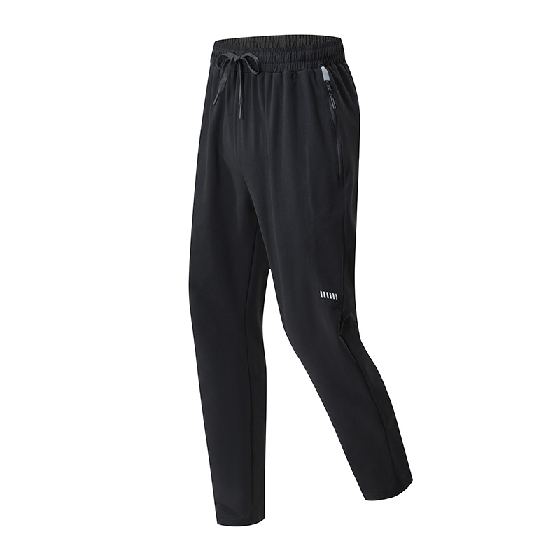 Otoño Lulu pantalones deportivos para hombres delgados rectos elásticos tela de montaña al aire libre ocio pantalones de entrenamiento de pantalones