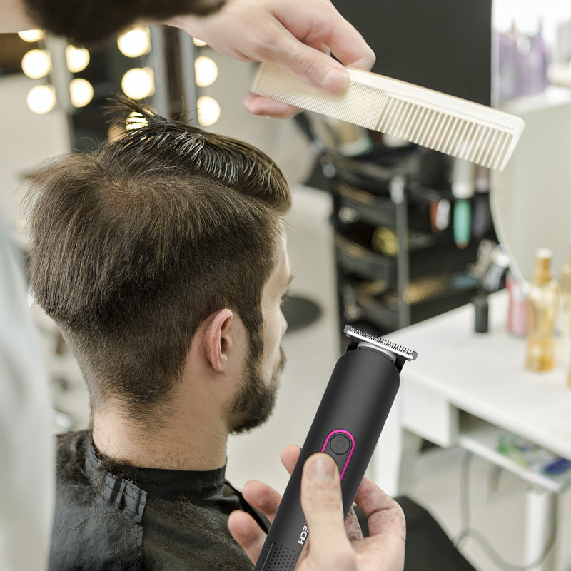 Electric hair clipper cross-border electric push shear new USB charging 6-level waterproof hair trimmer salon-use trimmer