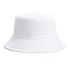 现货纯棉双针渔夫帽四季通用时尚通勤平顶盆帽防晒帽欧美加大码