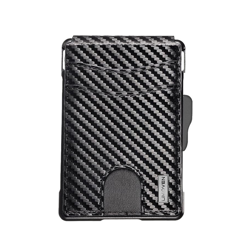 クロスボーダーRFID盗難防止カードスワイプバッグ、金属製磁気自動カードポケット、Amazon多機能カードホルダー、ブランド名を追加可能|undefined