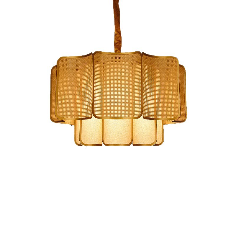 Sala de té Zen de estilo antiguo estilo japonés restauración alojamiento residencial estilo chino pastoral estudio lámpara Zhongshan