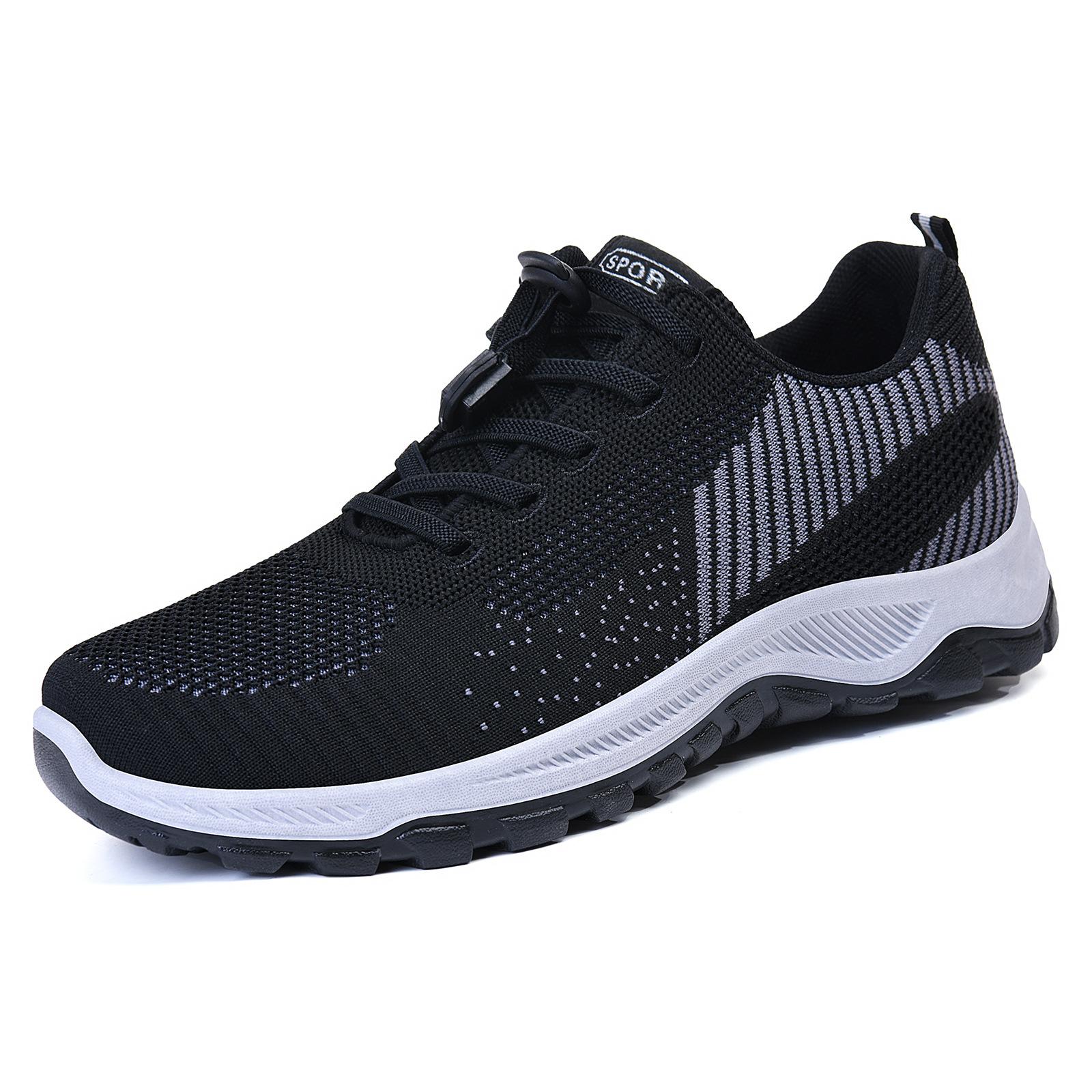 Zapatos para caminar nuevos, zapatos para viajes de primavera, zapatos cómodos para hombres de mediana edad y mayores, zapatos para correr con suela blanda, zapatillas deportivas para parejas