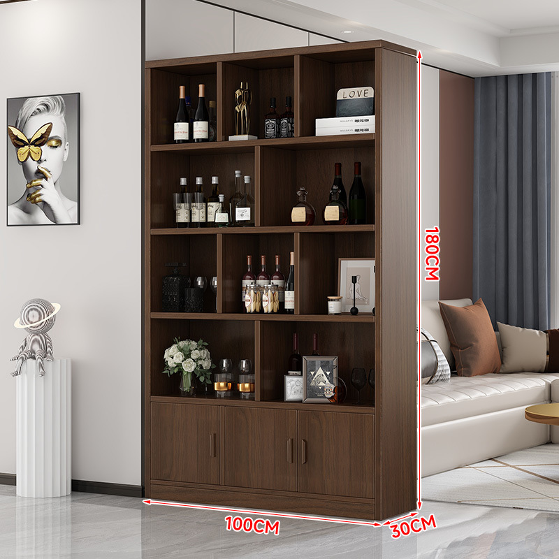 Gabinete de archivos de oficina Gabinete de archivos de madera Gabinete de archivos de madera simple y moderno con puertas Gabinete de almacenamiento multicapa