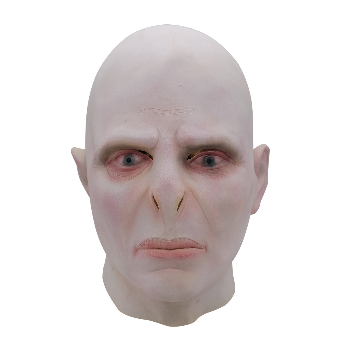 En stock cos apoyos Harry Potter película Voldemort mismo tocado horror thriller Calvo máscara de látex