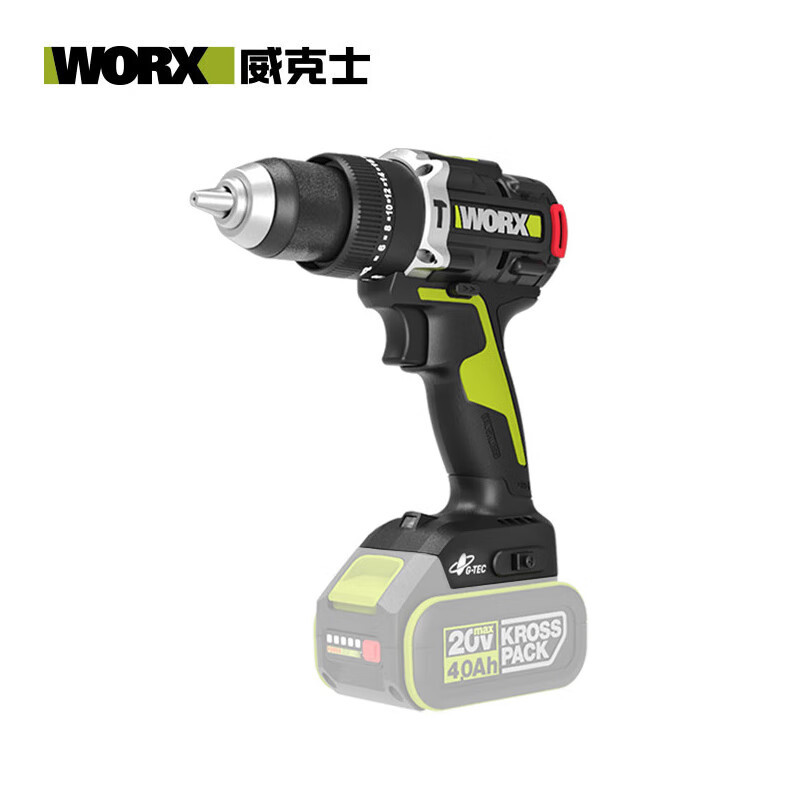 WEX WORX WU373 taladro de impacto sin escobillas (dual electricidad) taladro de mano batería de litio taladro de pistola perforación de pared
