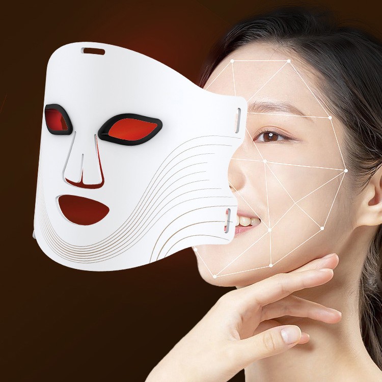 Fábrica de nuevos productos infrarrojos máscara facial fotónica portátil de silicona LED máscara de belleza al por mayor