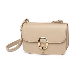 2021 New Fashion Women's Single Shoulder Bag Crossbody Small Purse Candy Pure Color Rivet Metal Clasp Personality Small Round Bag