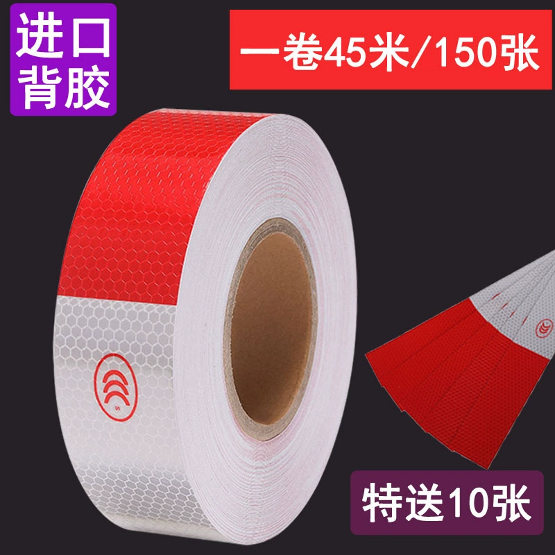 Retroreflective night sticker