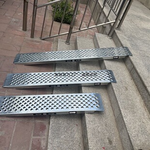 Motorcycle Ramp Thickened Ramp Wheelchair Folding Stairs Anti-Slip Steps Barrier-Free Loading Other Free Shipping