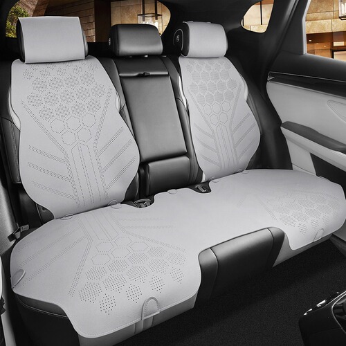 New car seat cushion, universal for all seasons, ultra-thin suede summer half-pack seat cushion, new energy