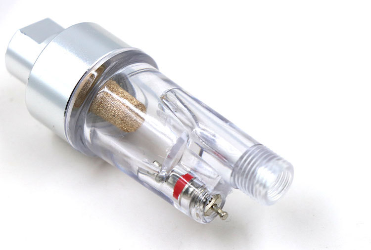 Air pump accessories set: fabric rubber serpentine air hose, oil-water separator, airbrush connecting rod