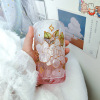 Japanese glossy artificial crystal with glass, advanced cup, hand painting, high-end