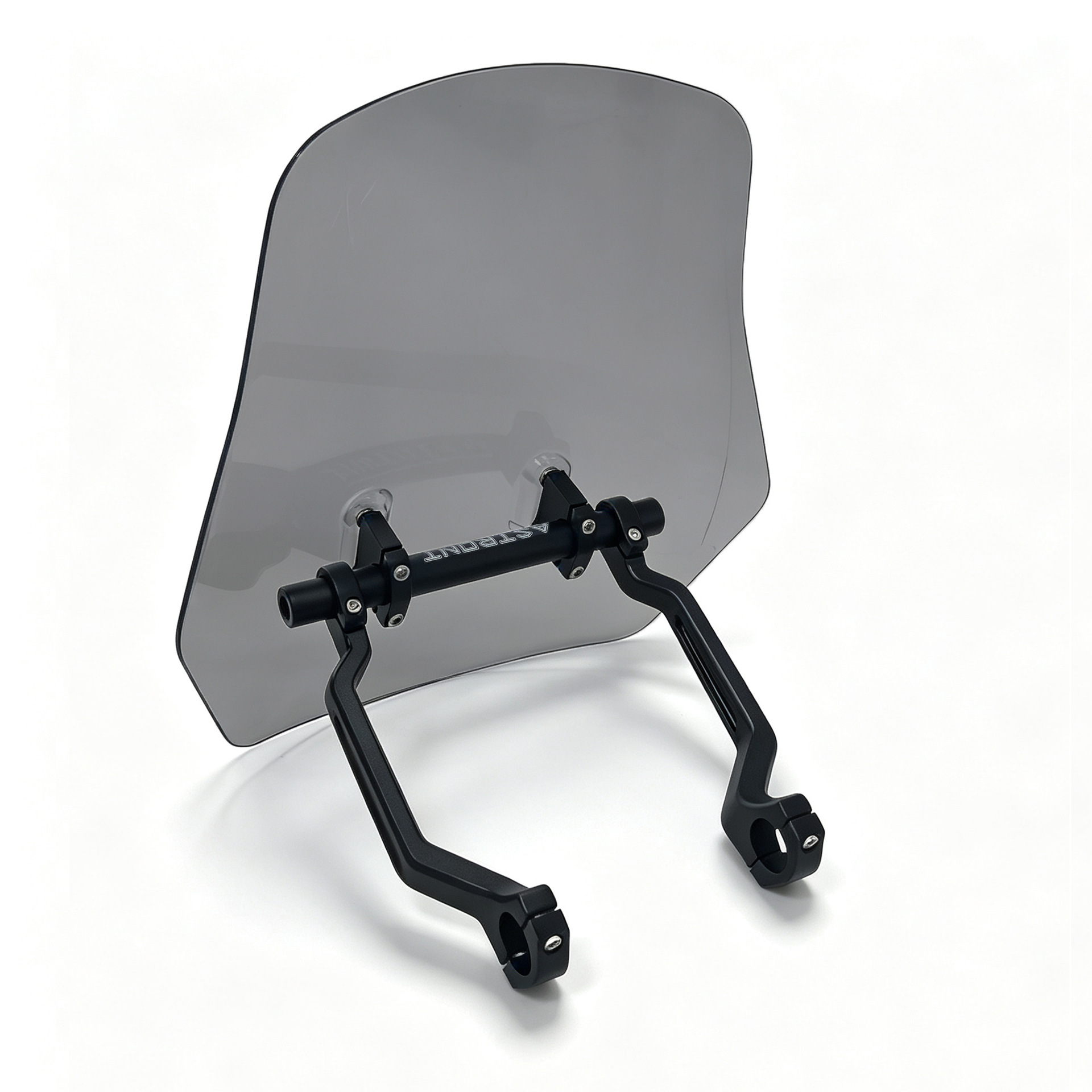 Motorcycle Heightened and Widened Windshield Universal Modified Transparent Brown Front Windscreen Non-Destructive Installation Accessories