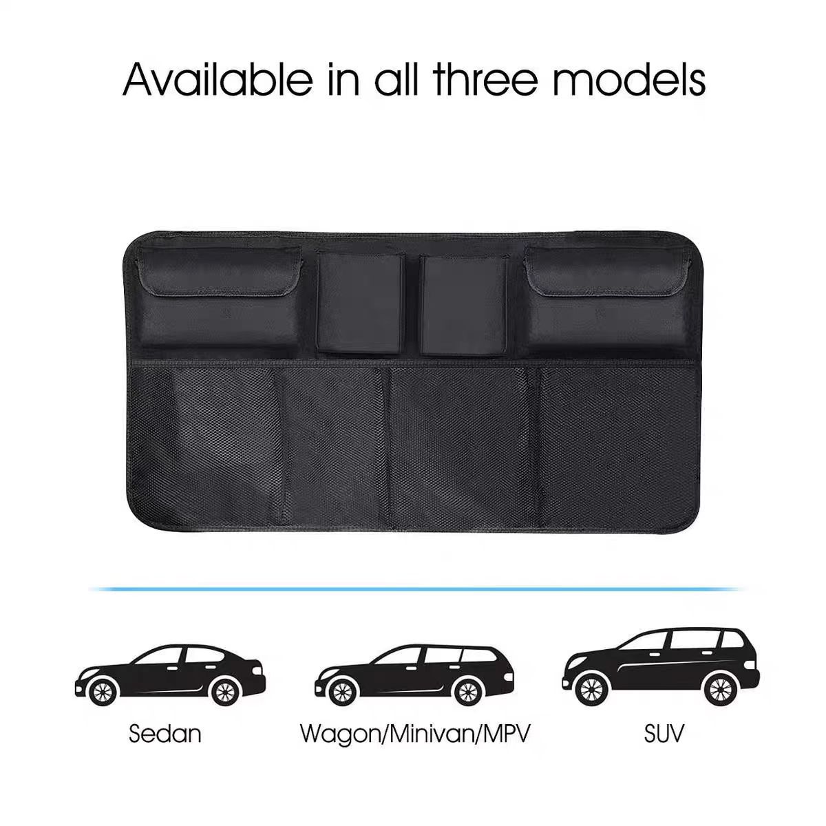 Cross-Border Suv Storage Bag Car Trunk Organizer Hanging Oxford Cloth Car Backseat Miscellaneous Items