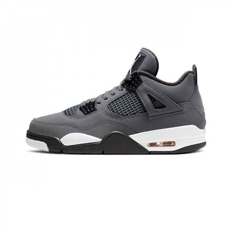 莆田純正工場 aj4 ホワイトセメント実用バスケットボールシューズパリ電動エアクッションロートップ男性と女性のスポーツシューズ|undefined