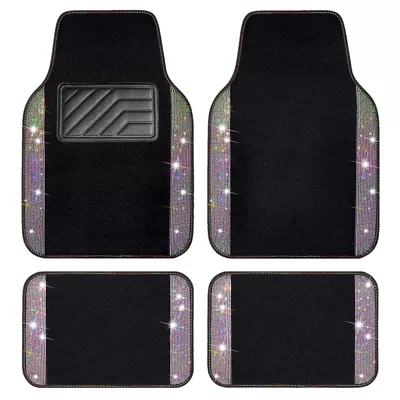 Cross-Border Foreign Trade Crystal-Encrusted Diamond Universal Foot Pad - color