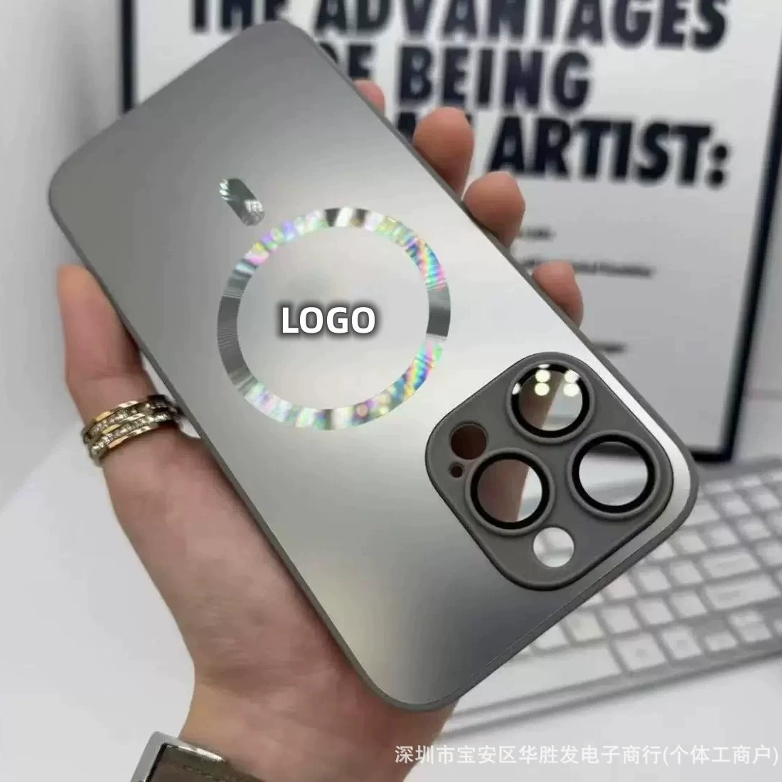 Чехол для iPhone 17, AG nano матовый, магнитный, с приятной на ощупь поверхностью, защитный чехол для iPhone 16 с защитной пленкой для объектива и защитой от падений