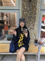 复古慵懒长袖字母印花套头卫衣女秋季新款休闲宽松显瘦连帽上衣潮