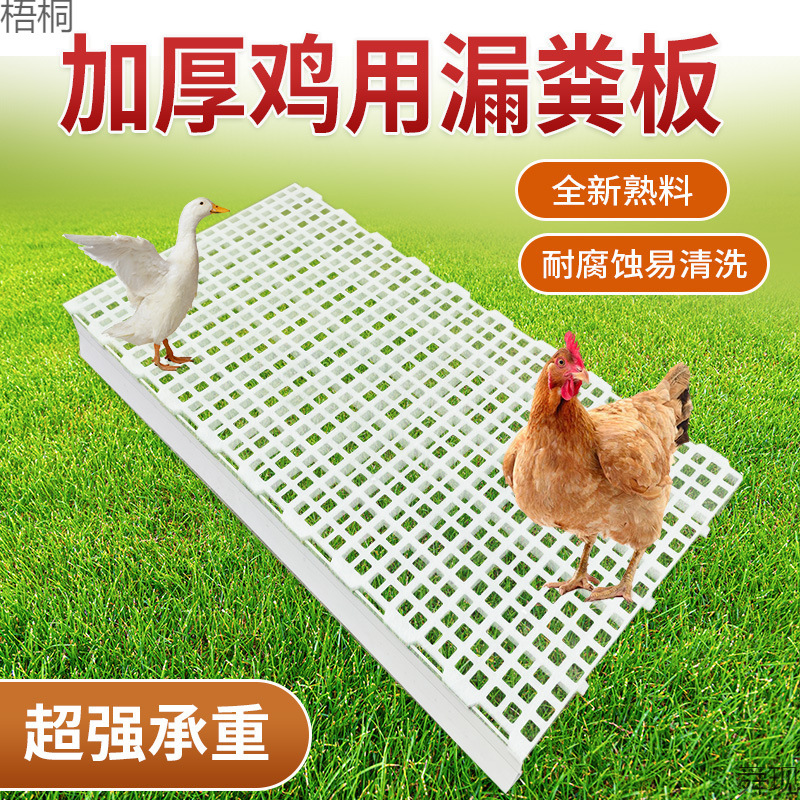鸡用漏粪板家禽兔子塑料脚垫漏粪养鸭鹅鸡鸽子漏屎板地垫鸡舍地板