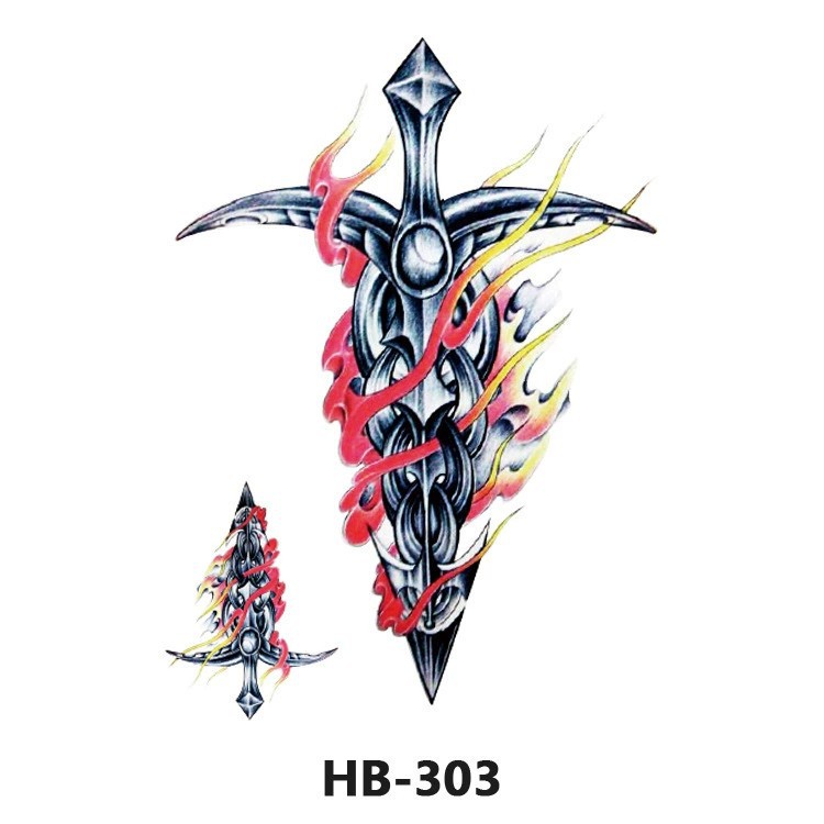 Nuevo color impermeable tatuaje calcomanía brazo medio brazo completo tatuaje pegatina fábrica directa al por mayor entrega tatuaje