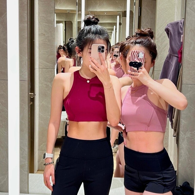 lulu berry red digging shoulder yoga clothes underwear thread elastic shockproof vest I-shaped beauty back fitness bra bra lulu berry red digging shoulder yoga clothes underwear thread elastic shockproof vest I-shaped beauty back fitness bra bra