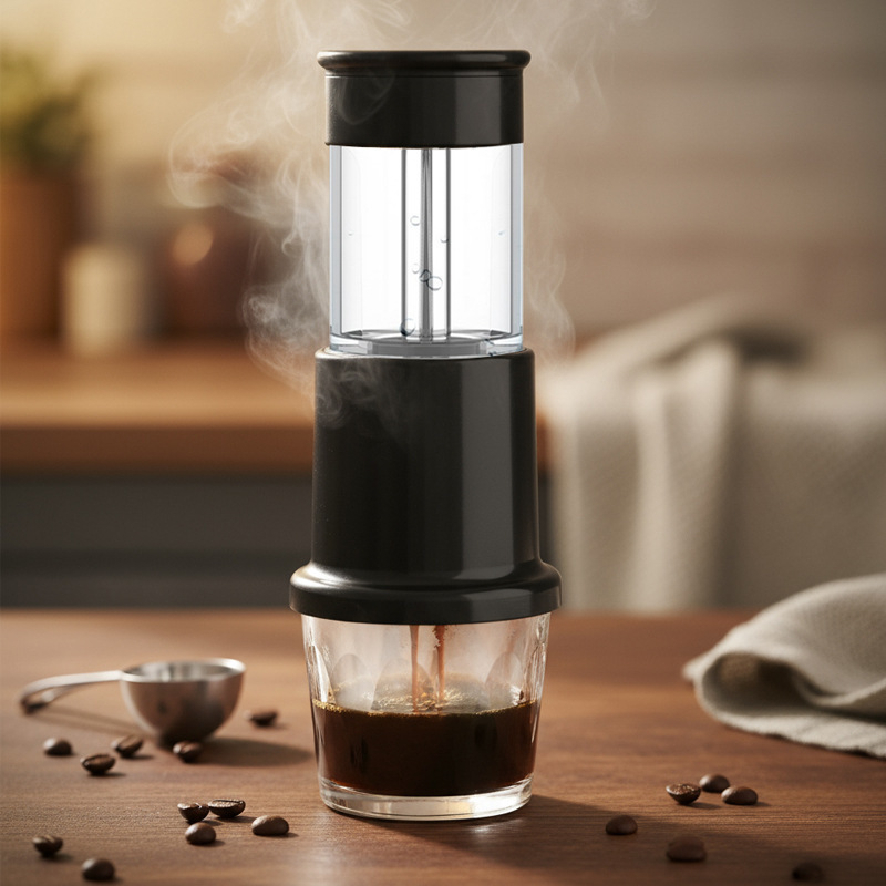 Factory Hot-Selling Two-In-One Portable Hand-Pressed Coffee Machine Espresso Powder Nescafé Capsule Machine Cross-Border Customization